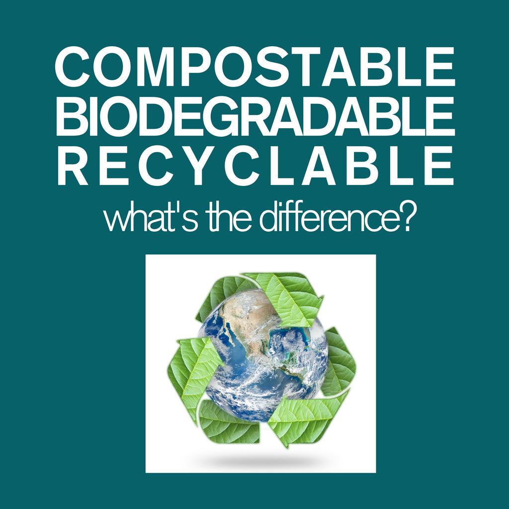 Explaining Compostable, Biodegradable and Recyclable
