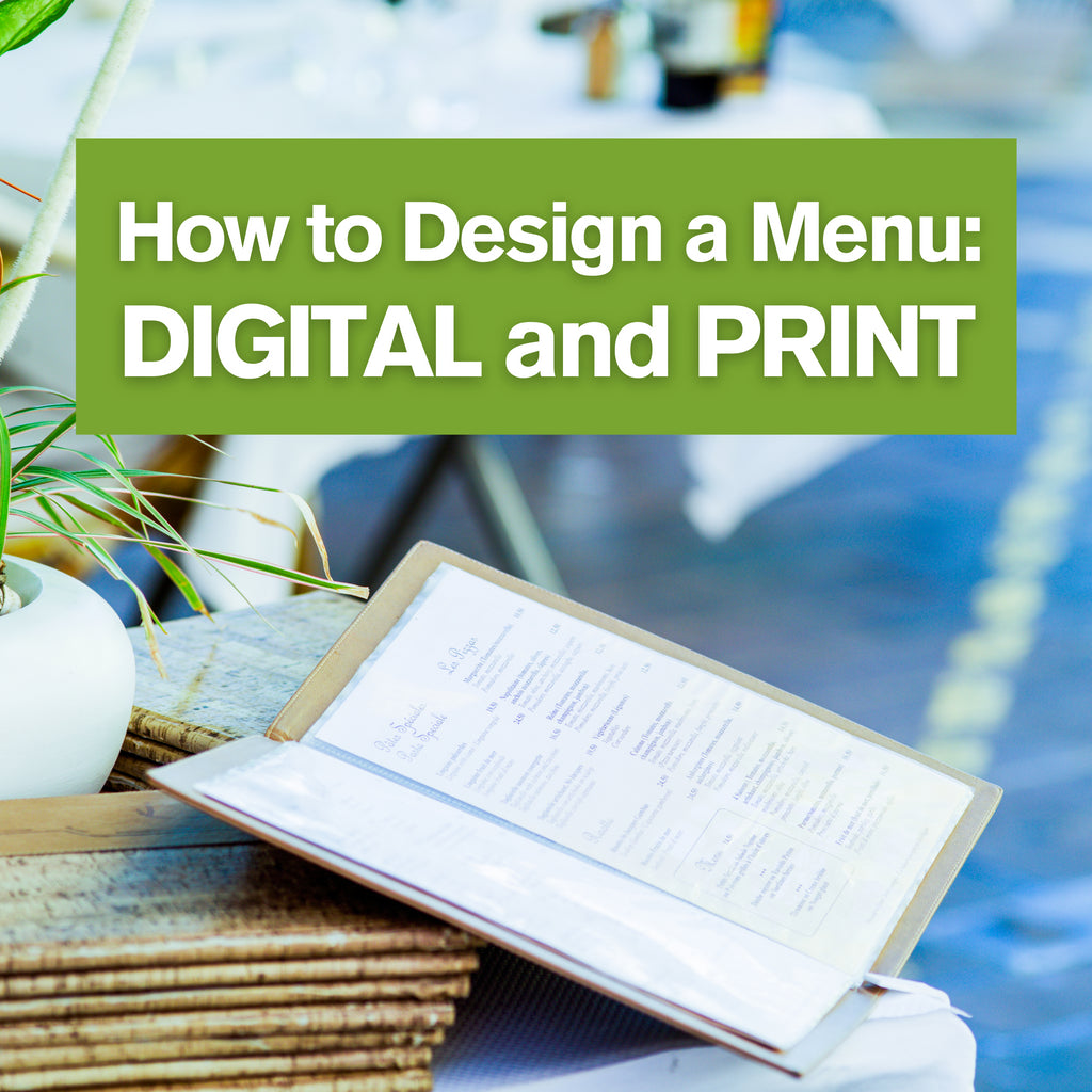 How to Design a Menu: Digital and Print