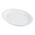 Browne | Plateau ovale Palm, 9,75 po, blanc (paquet de 24)