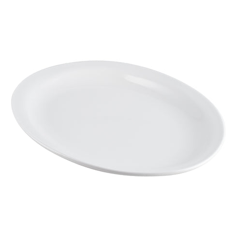 Browne | Plateau ovale Palm, blanc (paquet de 12)