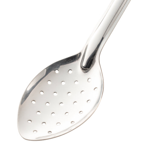 Browne Perforated Serving Spoon, Black Handled