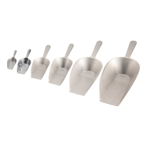 Browne | Pelle à fond plat, aluminium