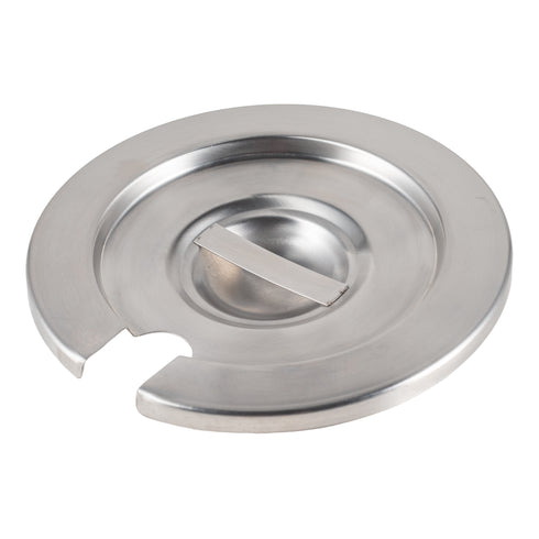 Browne Slotted Round Insert Cover, Stainless Steel