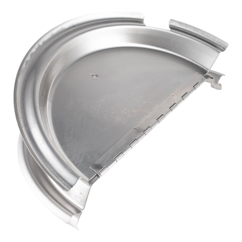 Browne Hinged Round Insert Cover, Stainless Steel