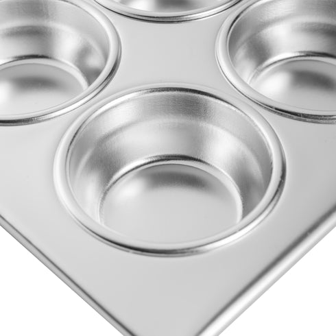 Browne Muffin/Cupcake Pan, 24 cup x 3 oz, Aluminum
