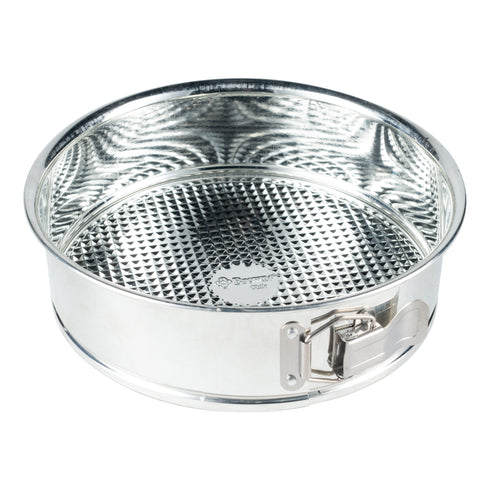 Browne Spring Form Cake Pan, 2.5" Deep, Polished Tin