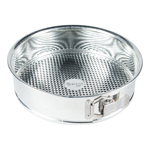 Browne | Moule à gâteau à ressort, 2,5 po de profondeur, étain poli