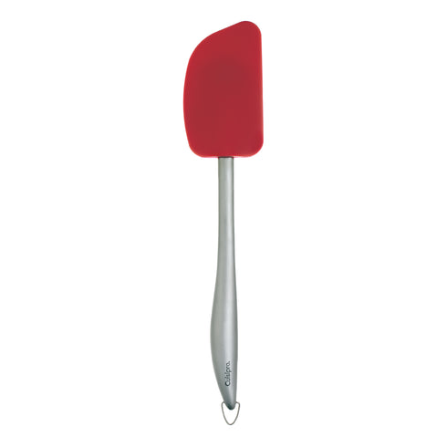 Cuisipro | Spatule en silicone, 11,75", Acier inoxydable/Rouge