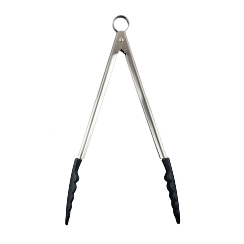 Cuisipro | Pinces de verrouillage en silicone, acier inoxydable/noir