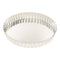 Gobel Quiche Pan with Removable Bottom, 1" Deep, Tin Plated Steel