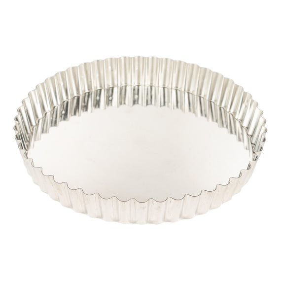 Gobel | Moule à quiche avec fond amovible, 1" de profondeur, acier étamé