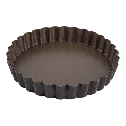 Gobel | Moule à quiche antiadhésif avec fond amovible, 4,8" x 0,75", acier enduit