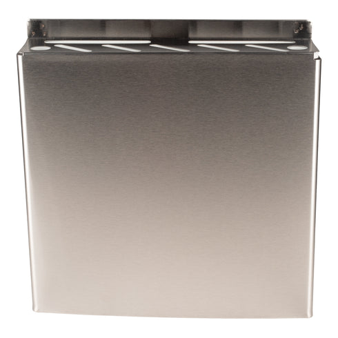 Browne Knife Storage Rack, 12" x 12" x 2.5", Stainless Steel