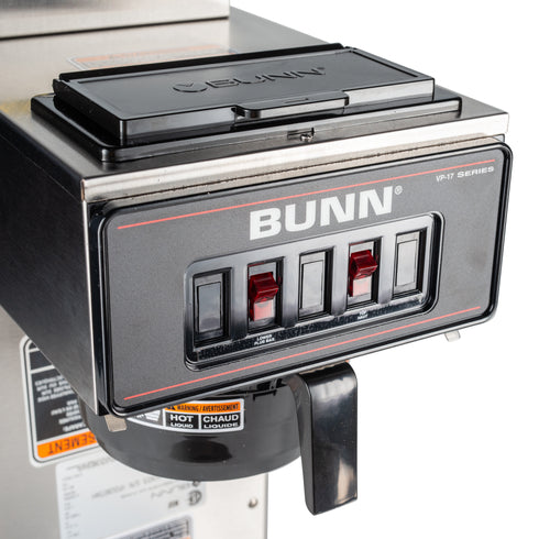BUNN 13300.6003 VP17-2 Coffee Brewer, 2 Warmers, Stainless Steel, 120V
