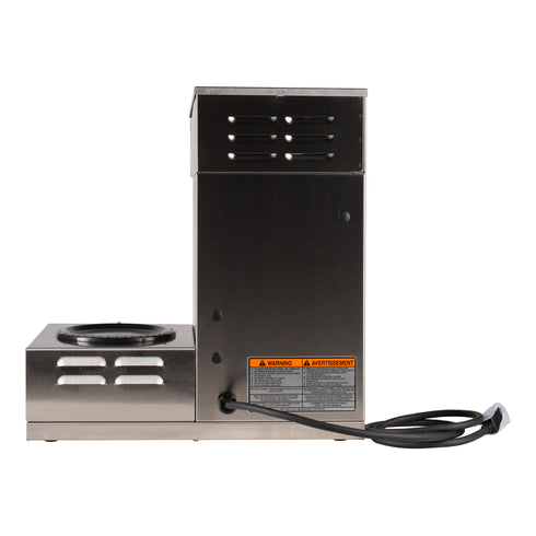 BUNN | Cafetière à profil bas modèle VP17-3 avec 3 réchauds inférieurs, 12 tasses