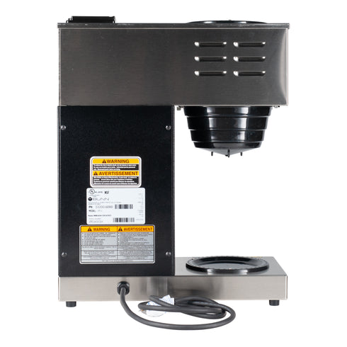 BUNN 33200.6000 VPR Coffee Brewer, 2 Warmers, 120V