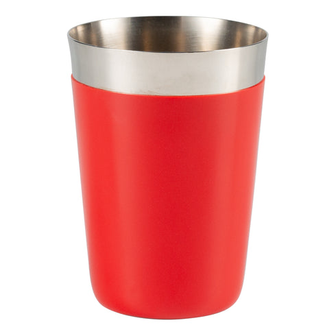 Anti-déversement | Shaker à cocktail recouvert de vinyle, 16 oz, Vinyle/Acier inoxydable