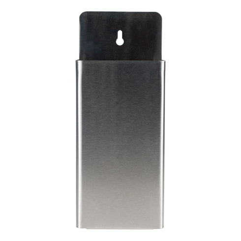 Anti-déversement | Récupérateur de bouchons de bouteille mural, acier inoxydable