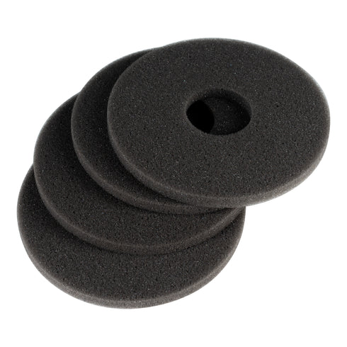 Anti-déversement | Éponge de remplacement pour arbre à bordure en verre à 3 niveaux, noire