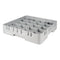 Cambro Camrack Cup Rack, 20 Compartment, 2 5/8" Deep, RH Logo/Grey