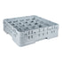 SignatureWares Glass Rack, 25 Compartment, Grey