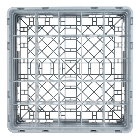 SignatureWares Glass Rack, 25 Compartment, Grey