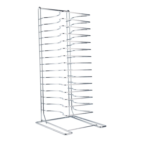 American Metalcraft Pizza Pan Storage Rack, 15 Shelves