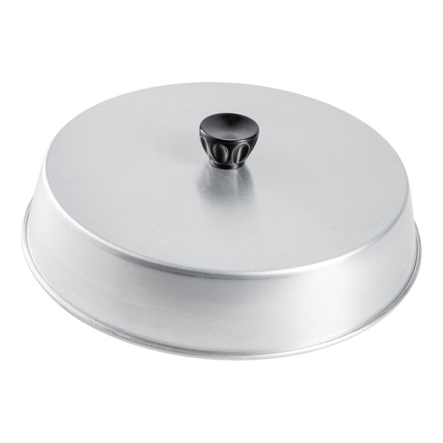 Artisanat métallique américain | Couvercle à badigeonner avec bouton en bakélite, hauteur 2", Aluminium