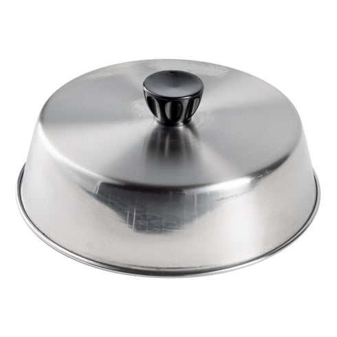 American Metalcraft Basting Cover with Bakelite Knob, 2" High, Stainless Steel