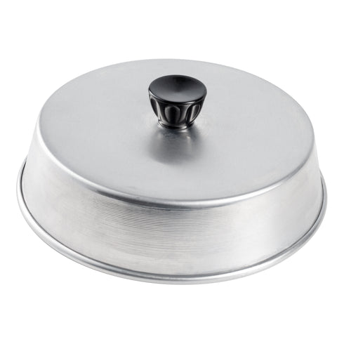 Artisanat métallique américain | Couvercle à badigeonner avec bouton en bakélite, hauteur 2", Aluminium