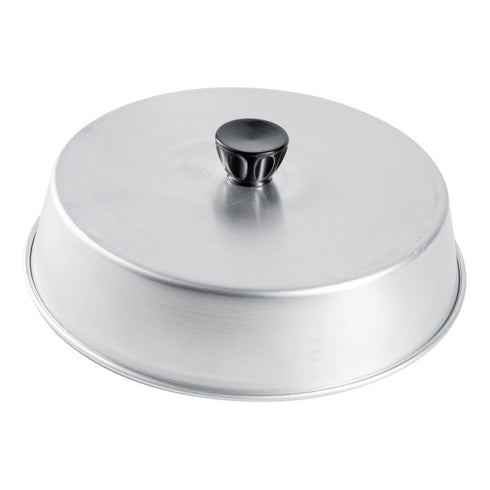 Artisanat métallique américain | Couvercle à badigeonner avec bouton en bakélite, hauteur 2", Aluminium