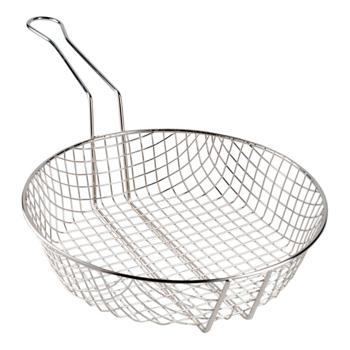 American Metalcraft Coarse Mesh Culinary Basket, 12" x 3", Tinned Steel