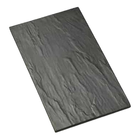 American Metalcraft Faux Slate Melamine Platter, Black