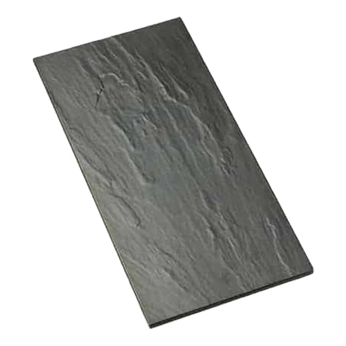 American Metalcraft Faux Slate Melamine Platter, Black
