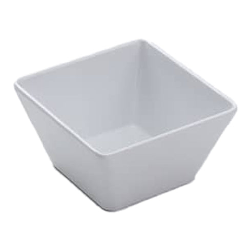 American Metalcraft Endurance Square Bowl, 5", White Melamine