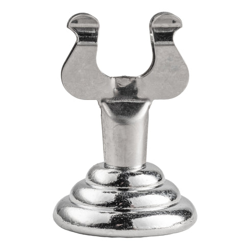 Artisanat métallique américain | Porte-cartes à profil bas de style harpe, 1,5", Acier inoxydable