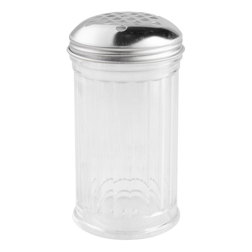 American Metalcraft Cheese / Spice Shaker, Extra Large Holes, 12 oz, Plastic/Stainless Steel