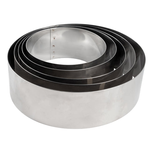 American Metalcraft Cake Ring, 3" Tall, Stainless Steel, FINAL SALE