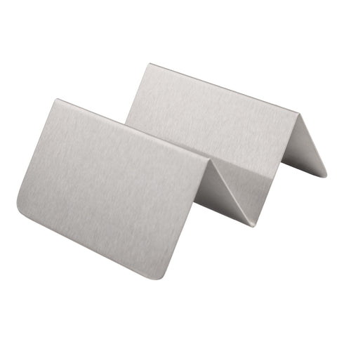 American Metalcraft Taco Holder, 1 or 2 Compartment, Stainless Steel