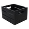 American Metalcraft Rectangular Caddy / Crate, 7 1/2" x 6 1/4" x 4 3/4", Black