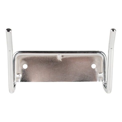Artisanat métallique américain | Support mural pour pelles à pizza, chrome sur acier