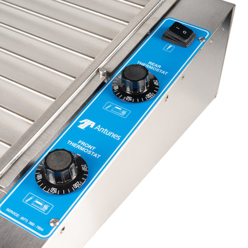 Antunes HDC-30A-9300330 Hot Dog Corral Slanted Hot Dog Roller Grill, 30 Hot Dogs, 120V