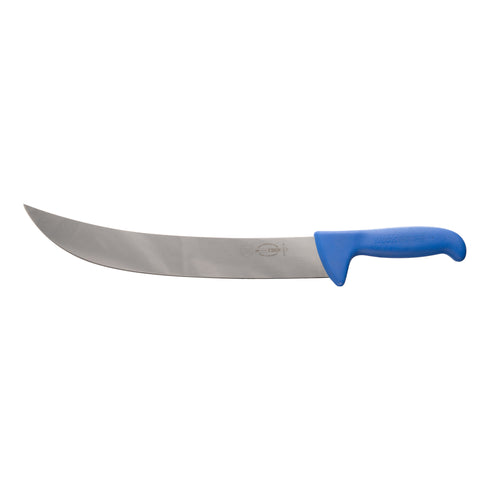 F. Dick | Couteau de boucher de style américain ErgoGrip, 12 po, bleu