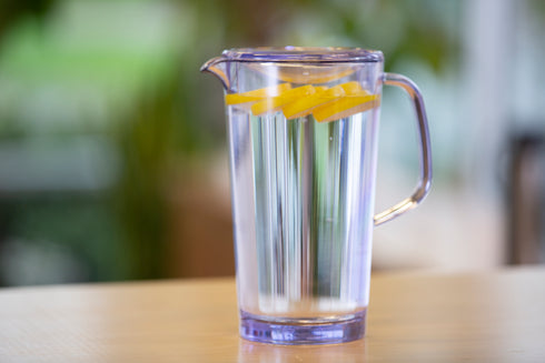 Stanley | Pichet à eau avec couvercle, 1,9 L, Plastique transparent