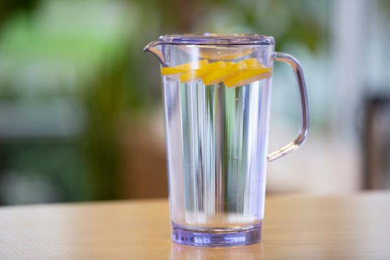 Stanley Water Pitcher with Lid, 1.9 L, Clear Plastic