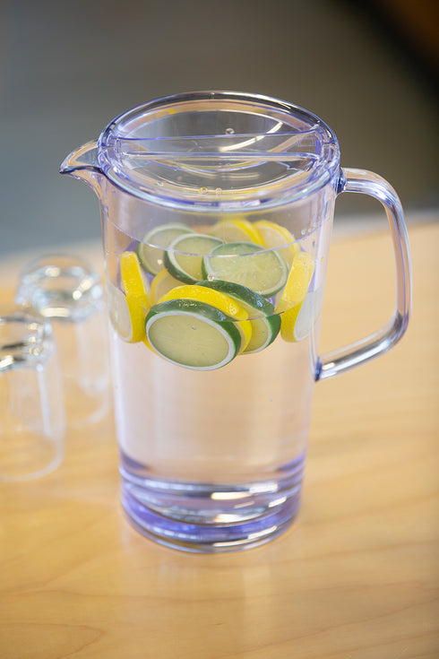 Stanley Water Pitcher with Lid, 1.9 L, Clear Plastic