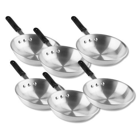 Logiciels de signature | Poêle à frire, aluminium, fini naturel, 8" (paquet de 6)