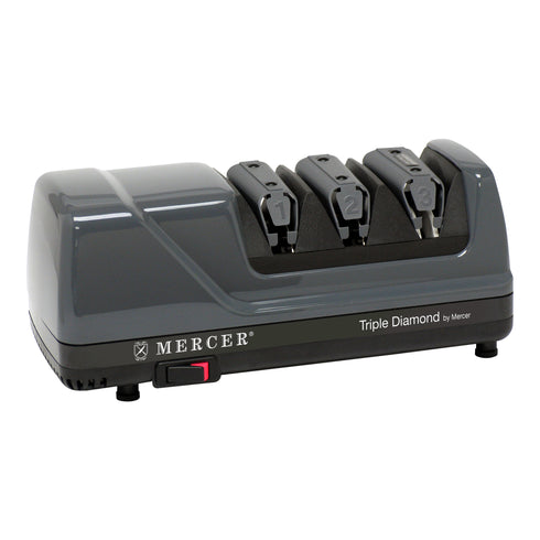 Mercer Triple Diamond Electric Knife Sharpener, 120V