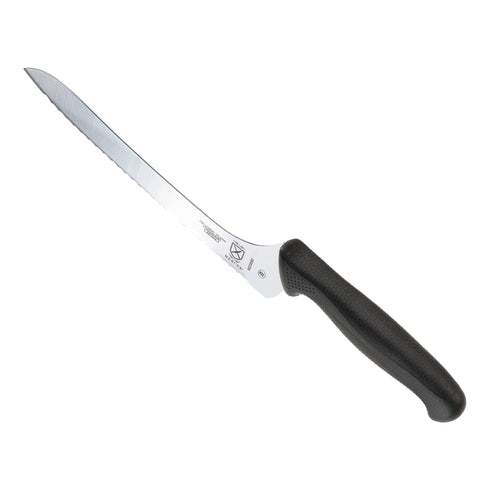 Mercer Millennia Offset Bread Knife, Wavy Edge, Black