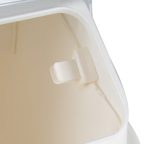 Winco | Bac à ingrédients pour étagère, 40 tasses, blanc